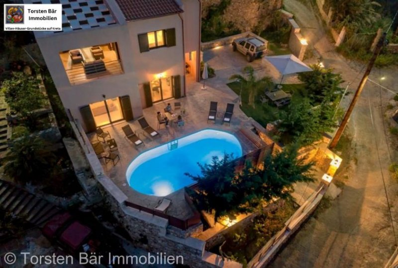 Neo Chorio Kreta, Neo Chorio freist. Villa m. priv. Pool Haus kaufen